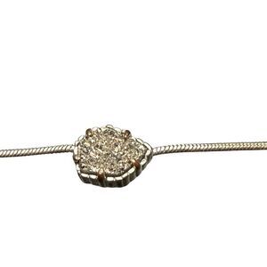Kendra Scott Tessa Silver Drusy necklace